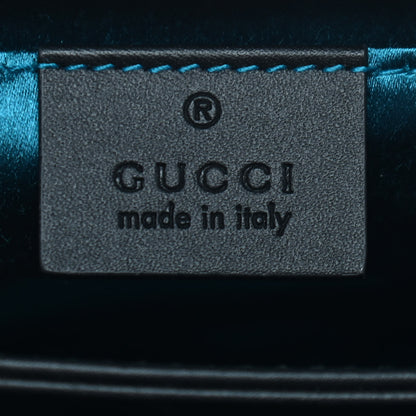 Gucci Suede Patent GG Web Small Ophidia Chain Shoulder Bag Black 8 of 9