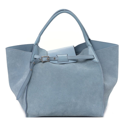 Celine Suede Supple Grained Calfskin Medium Big Bag Medium Blue 1 of 8