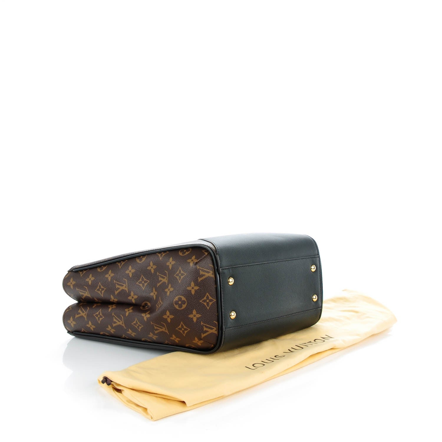 Louis Vuitton Calfskin Monogram Kimono Tote Black 4 of 7