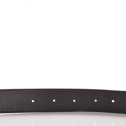 Gucci Calfskin Double G Reversible 37mm Belt 105 42 Black Cocoa 7 of 8