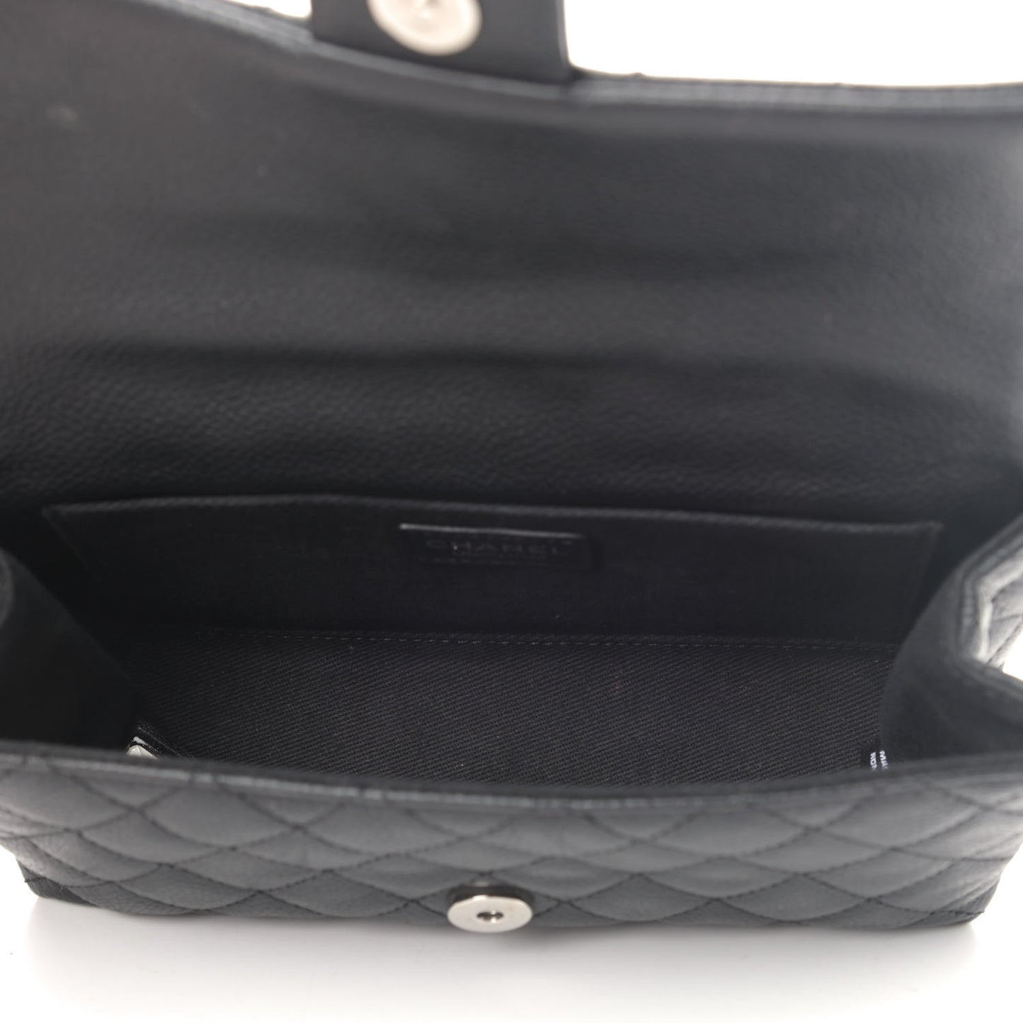 Grained Calfskin Quilted 2.55 Reissue Flap Belt Bag Clutch Black