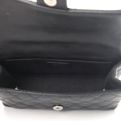 Chanel Grained Calfskin Quilted 2.55 Reissue Flap Belt Bag Clutch Black 4 of 5