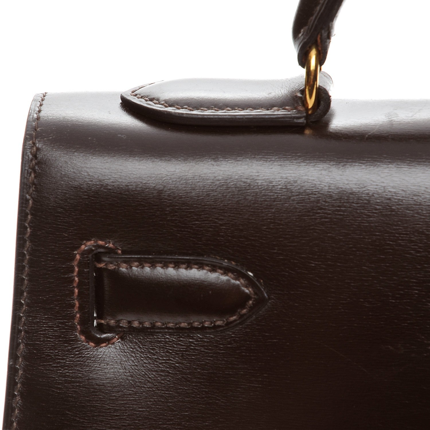 Hermes Box Kelly Sellier 32 Chocolate 9 of 30