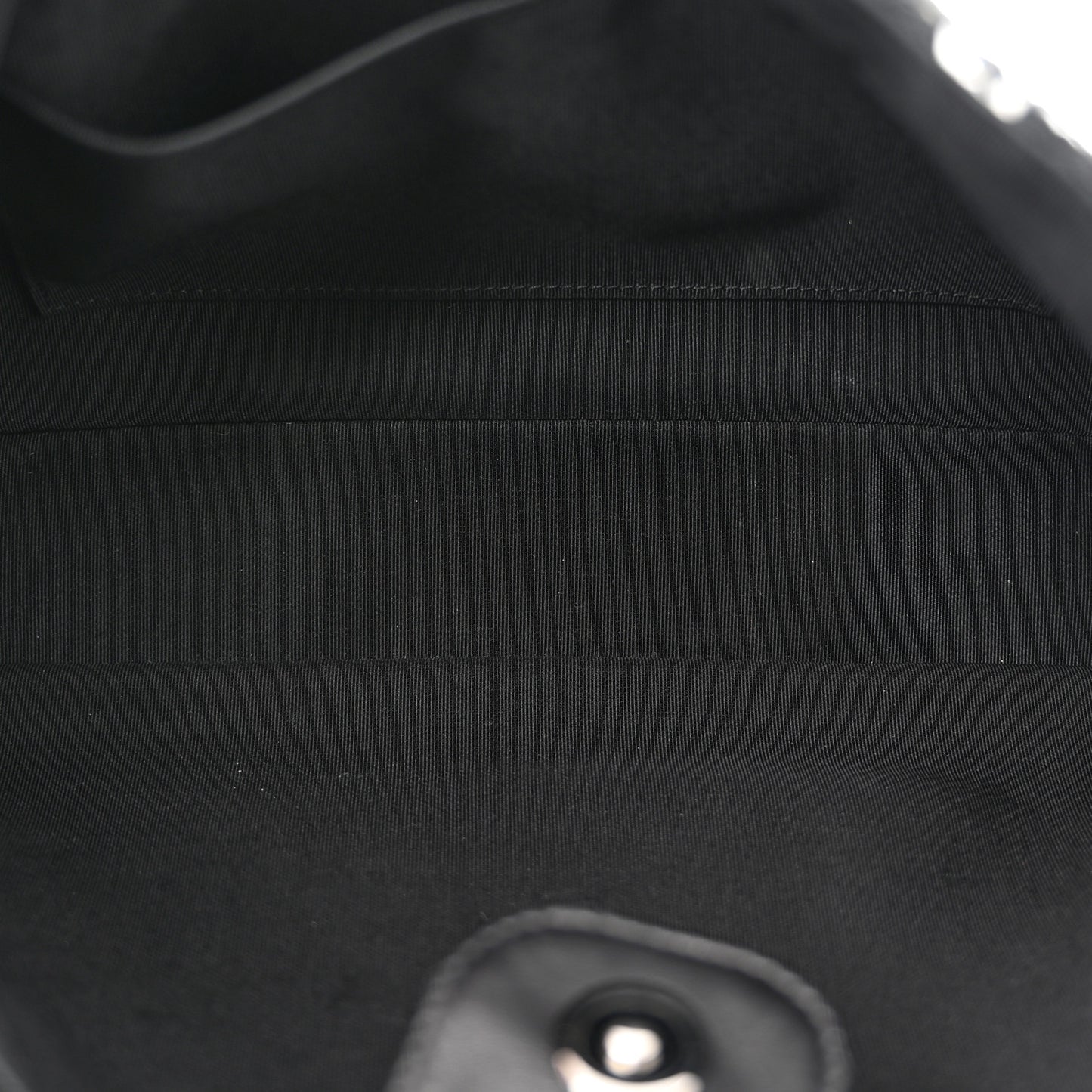 Tweed Paint Splatter Print Flap Black White