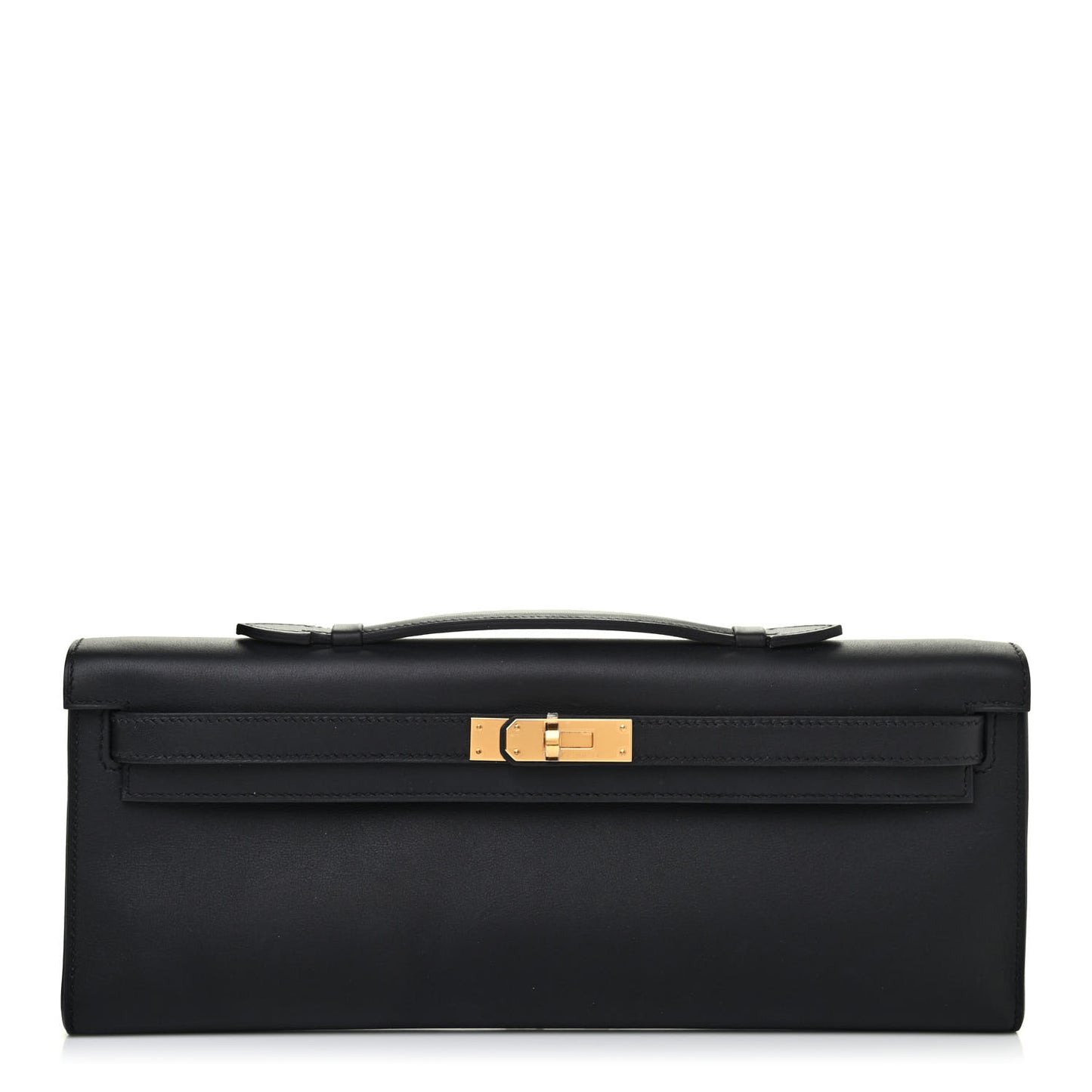 Swift Kelly Cut Clutch Pochette Black