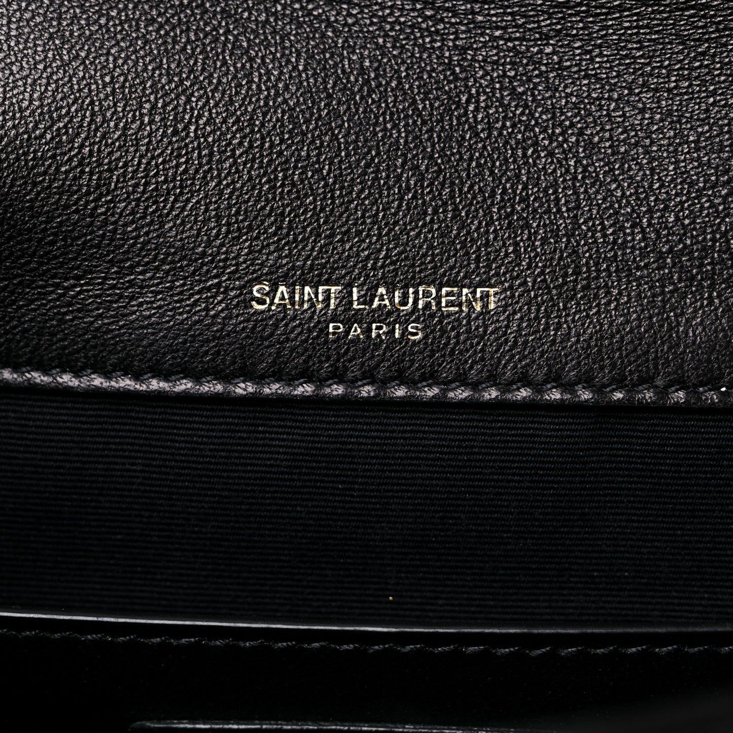 Lambskin Matelasse Monogram Baby Niki Chain Satchel Black