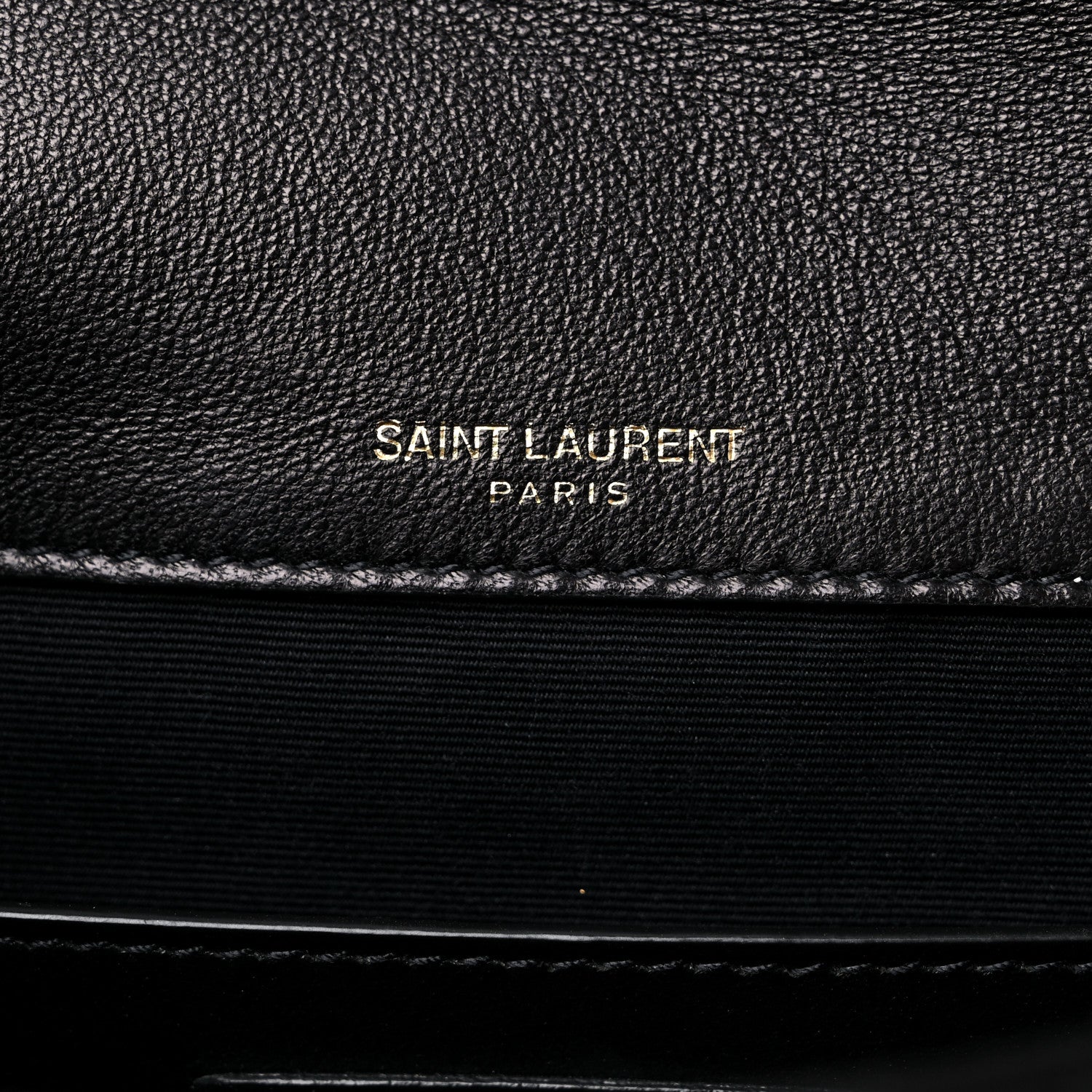 Saint Laurent Lambskin Matelasse Monogram Baby Niki Chain Satchel Black 6 of 12