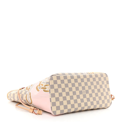 Louis Vuitton Damier Azur Nautical Neverfull MM 5 of 11
