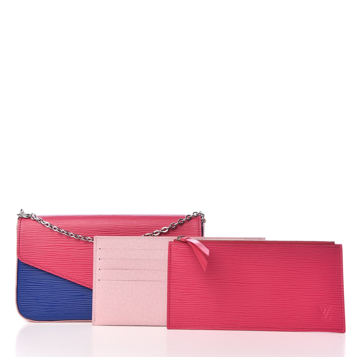 Louis Vuitton Epi Pochette Felicie Hot Pink 3 of 9
