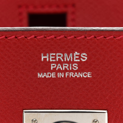 Hermes Epsom Birkin 30 Rouge Casaque 22 of 36