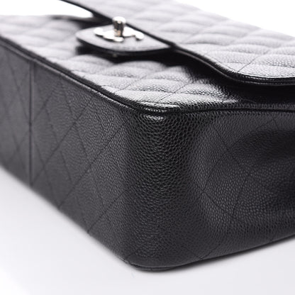 Chanel Caviar Quilted Jumbo Double Flap Black 10 of 11