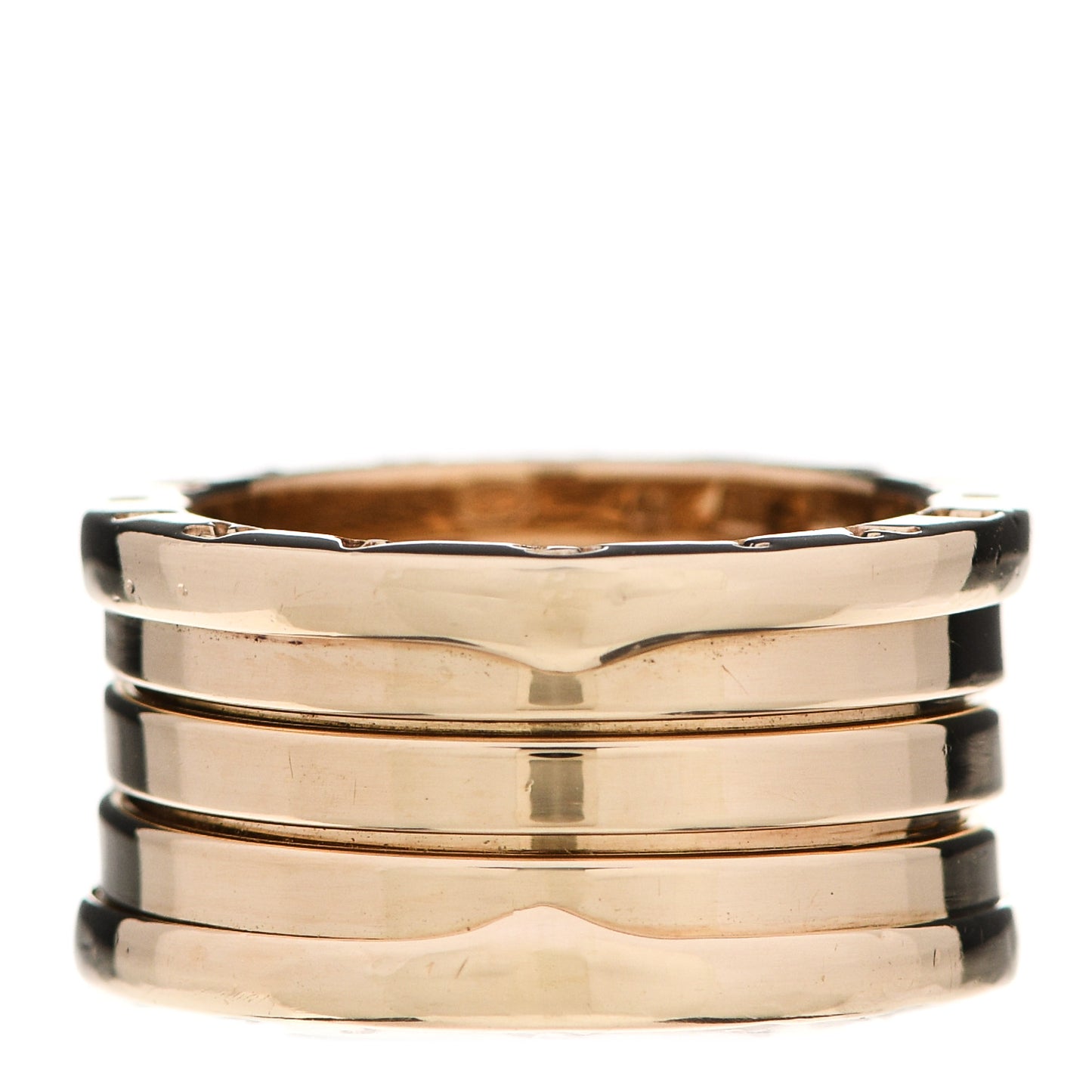 18K Yellow Gold B.Zero1 Four-Band Ring 50 5.25