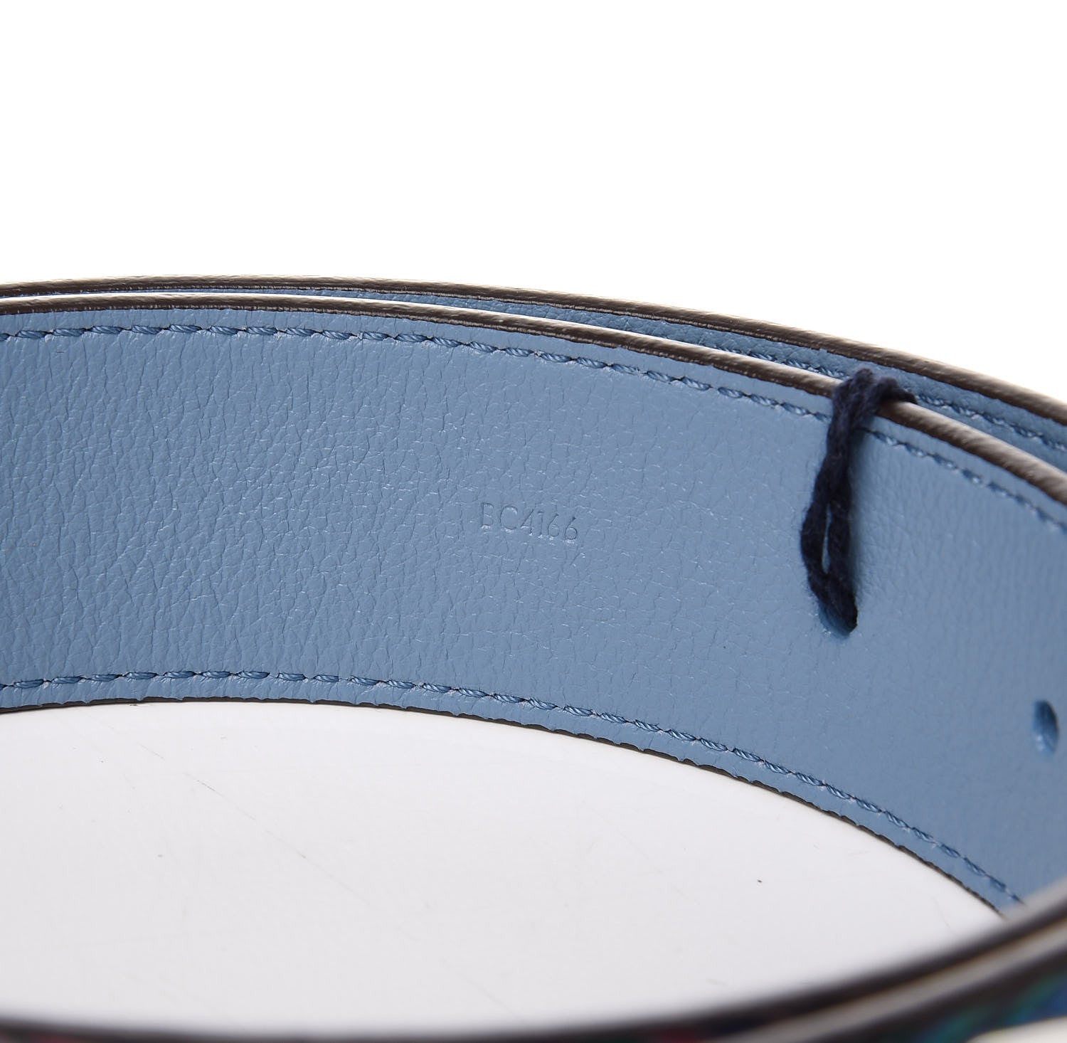 Louis Vuitton Epi Tropical Printed Essential V 35MM Belt 80 32 Blue Rose 6 of 8