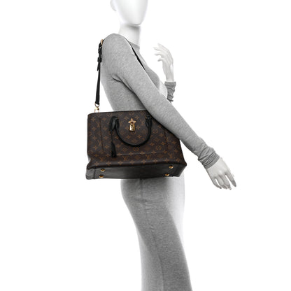 Louis Vuitton Monogram Flower Tote Black 2 of 9