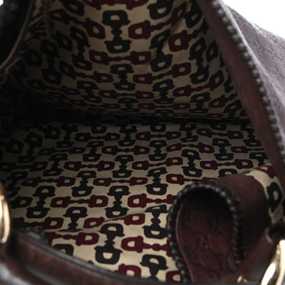 Gucci Guccissima Large Horsebit Chain Hobo Chocolate 5 of 10