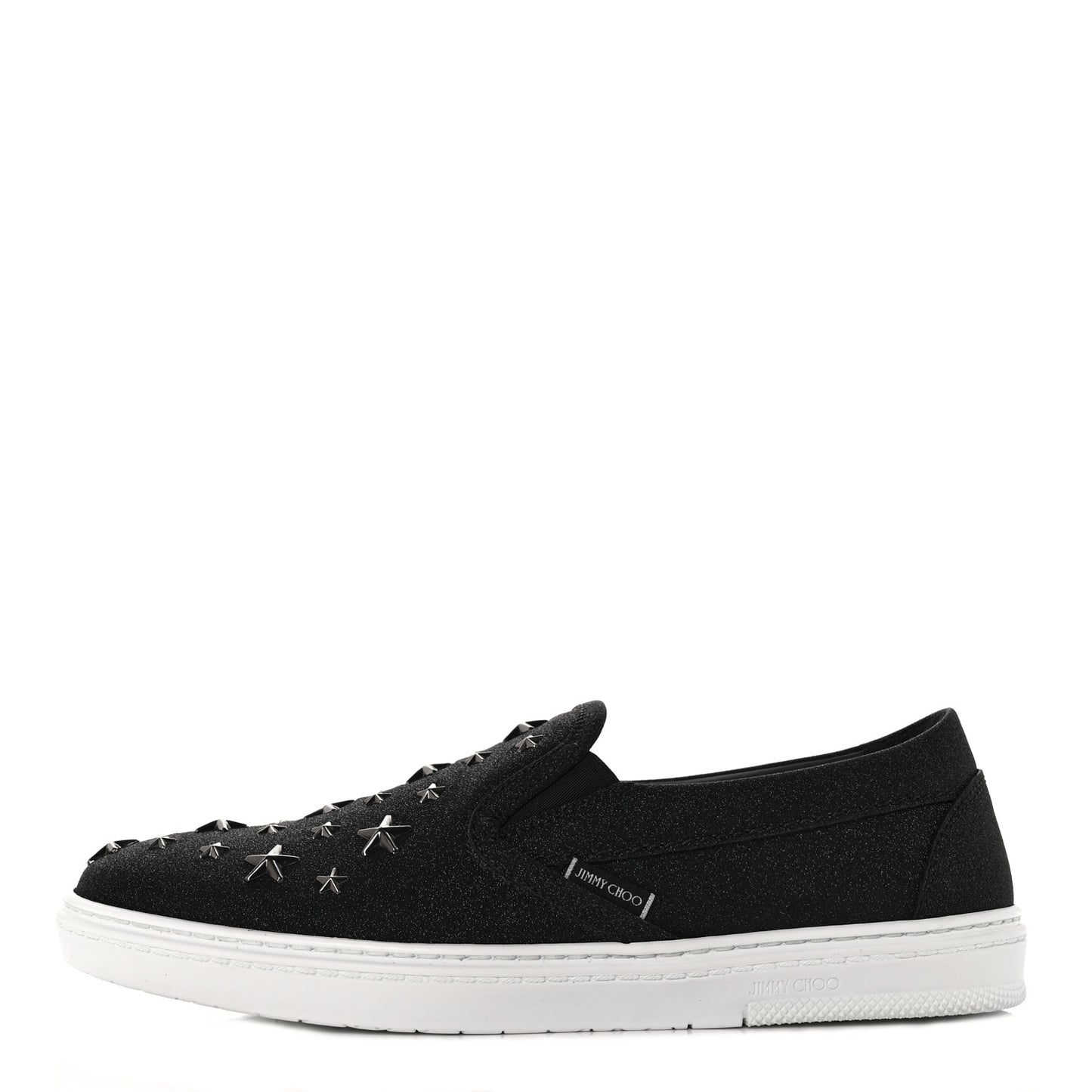 Fine Glitter Suede Mens Grove Sneakers 40 Black