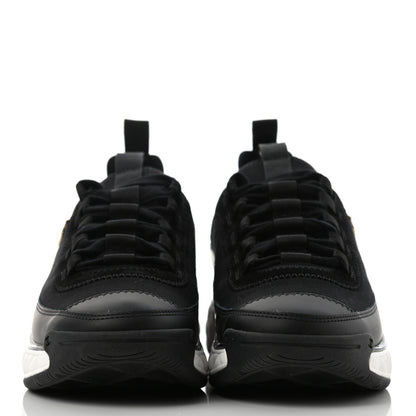 Chanel Velvet Calfskin Mixed Fibers CC Sneakers 37 Black 2 of 8