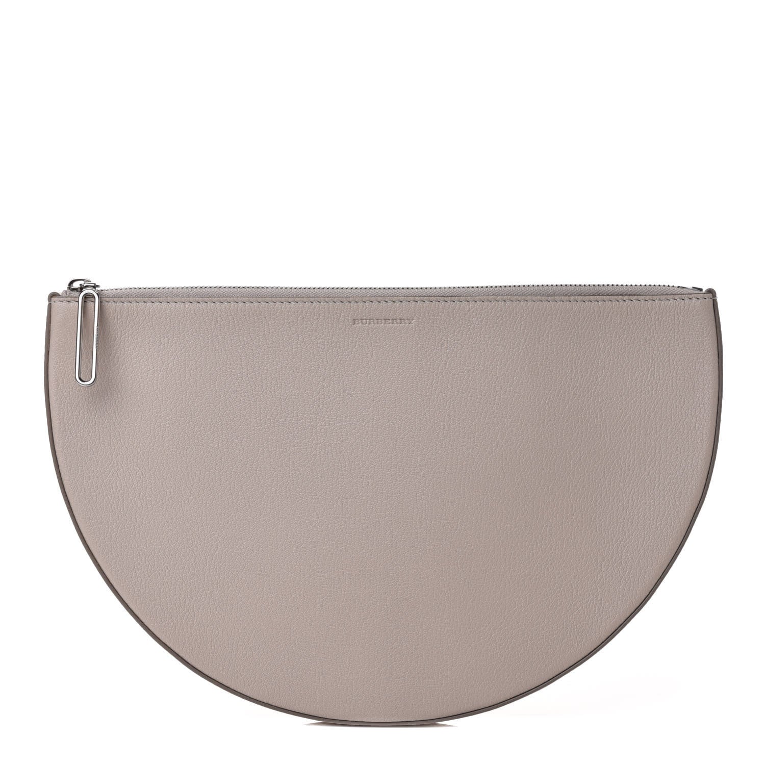 Burberry Goatskin Pecan Zip Pouch Limestone 1 of 4