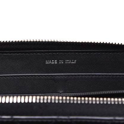 Chanel Patent Quilted Brilliant Zip Around Wallet Black 9 of 14