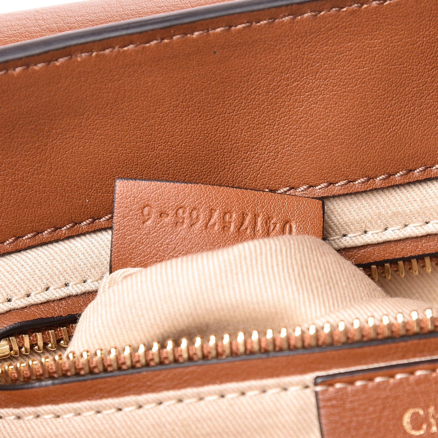 Suede Calfskin Small Faye Backpack Tan