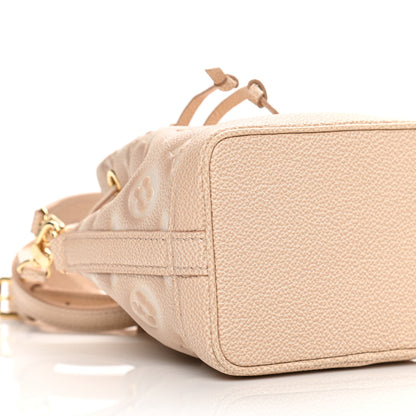 Louis Vuitton Empreinte Monogram Summer Stardust Nano Noe Beige Clair 7 of 9
