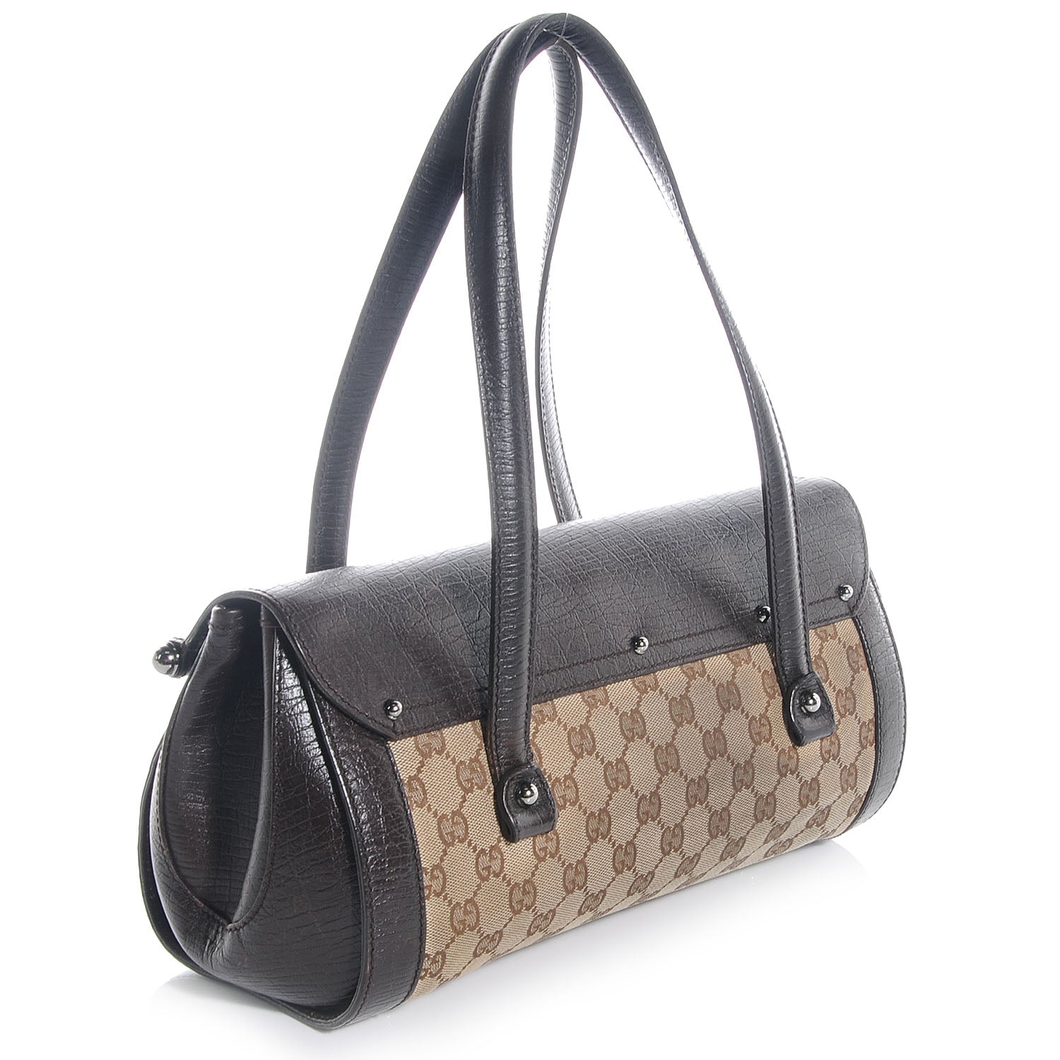 Gucci Monogram GG Bamboo Bullet Bag 3 of 8