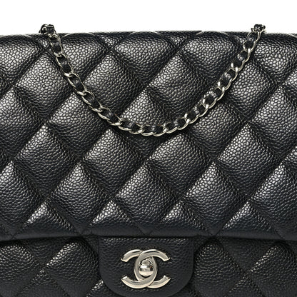 Chanel Caviar Quilted Clutch With Chain Flap Black 8 of 10