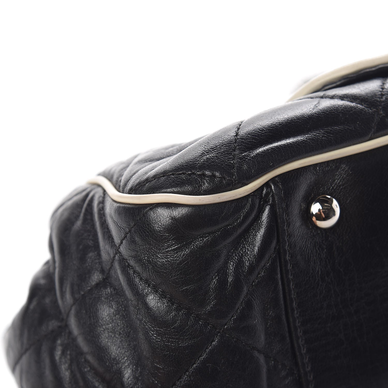 Chanel Lambskin Quilted East West Accordion Flap Black 15 of 19