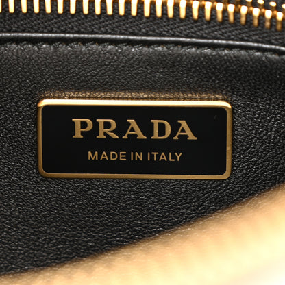 Prada Snakeskin Medium Galleria Double Zip Tote Gradient White 7 of 13