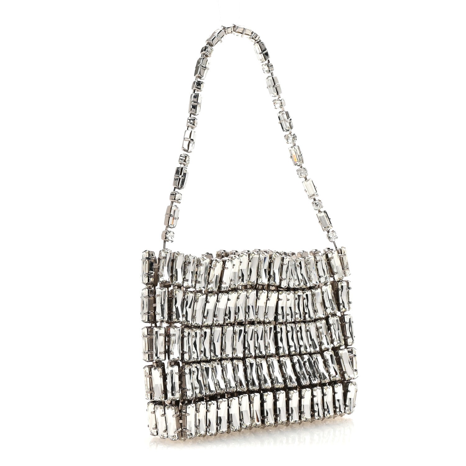 Saint Laurent Crystal Micro Evening Bag Mirror 3 of 10