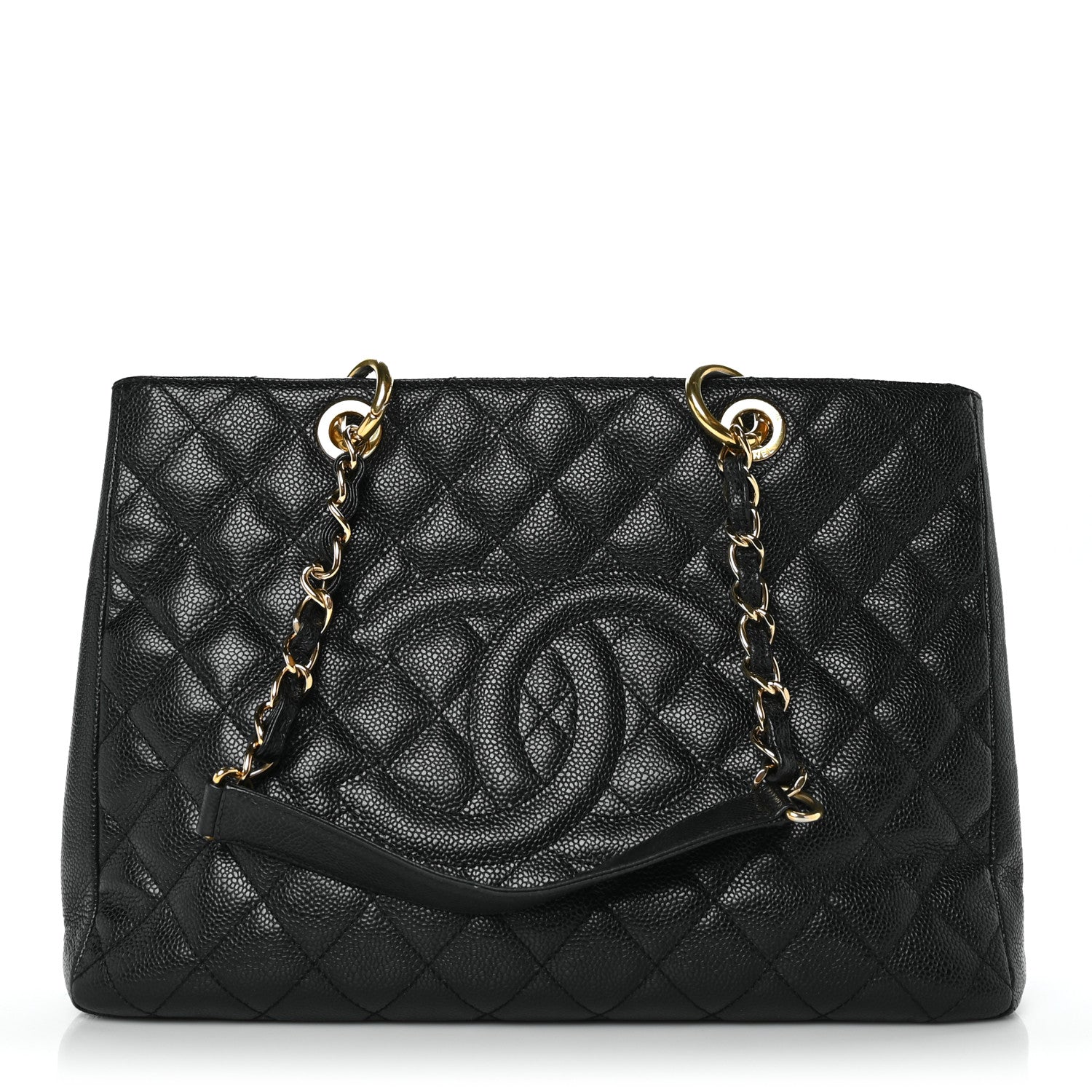 Chanel Caviar Quilted Grand Shopping Tote GST Black 1 of 10