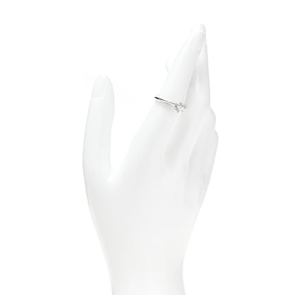 Tiffany Platinum Diamond .56ct Solitaire Engagement Ring 53 6.5 2 of 6