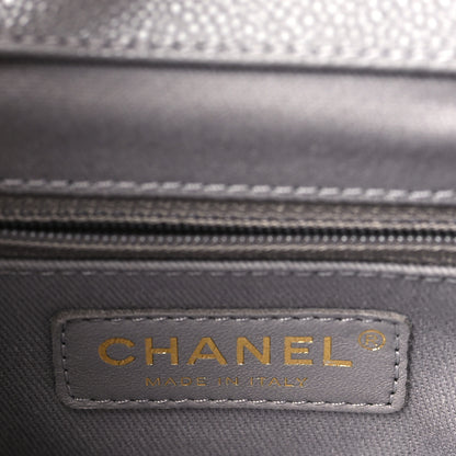Chanel Caviar Quilted Small Business Affinity Flap Grey 6 of 9