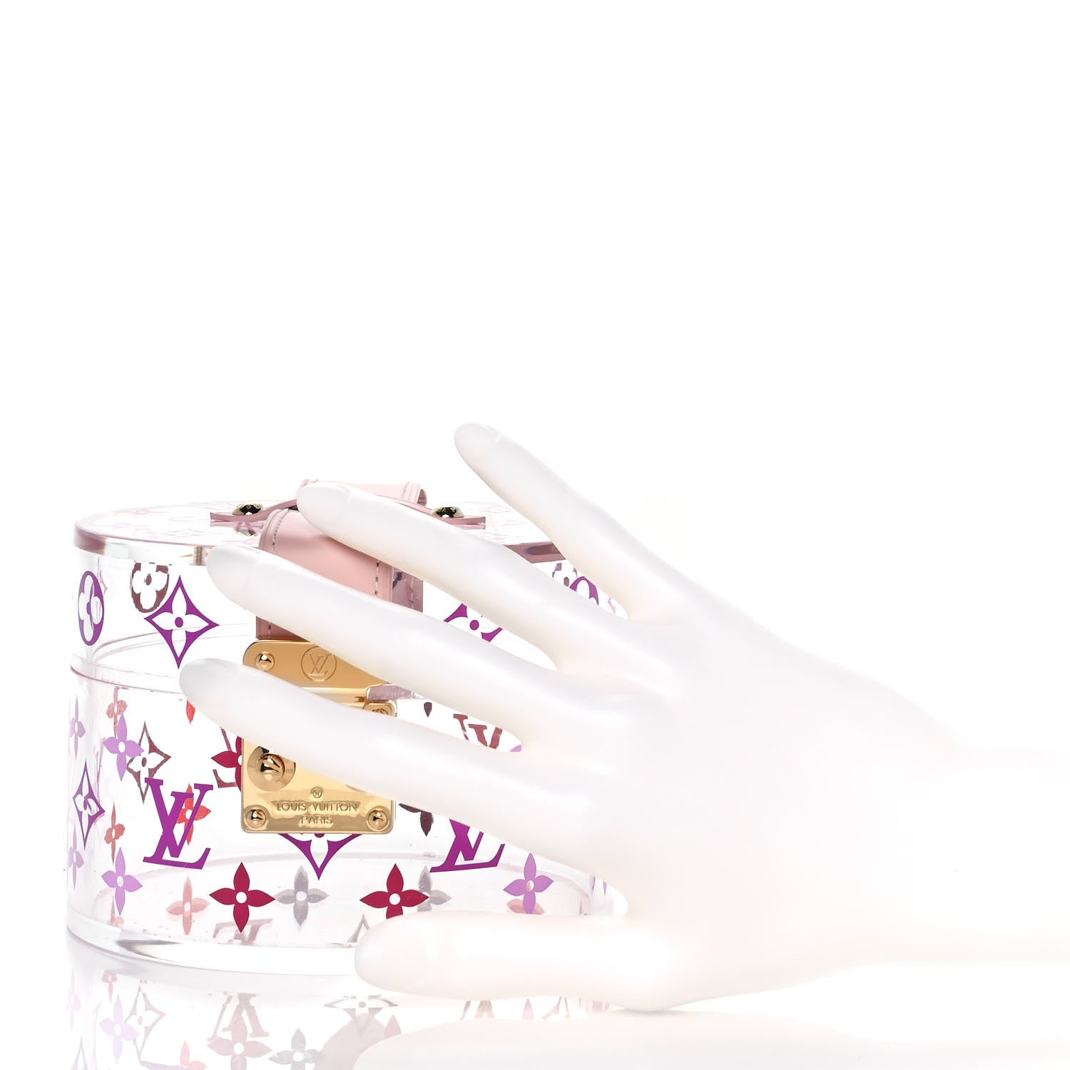 Louis Vuitton Transparent Plexiglass Box Scott Rose Ballerine 2 of 8