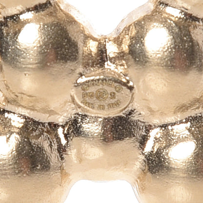 Chanel Pearl CC Brooch Gold 4 of 4