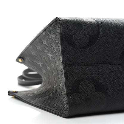 Louis Vuitton Empreinte Monogram Giant Onthego MM Black 7 of 8