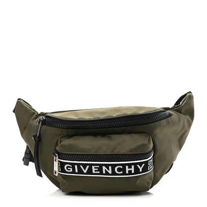 Givenchy Nylon Logo Belt Bag Khaki 1 of 8