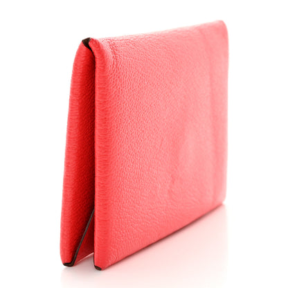 Hermes Chevre Mysore Verso Calvi Card Case Rose Texas Quebracho 3 of 12