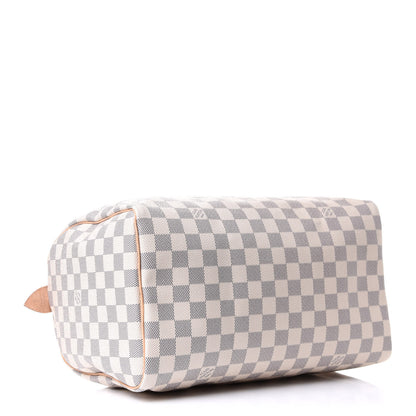 Louis Vuitton Damier Azur Speedy 30 4 of 9