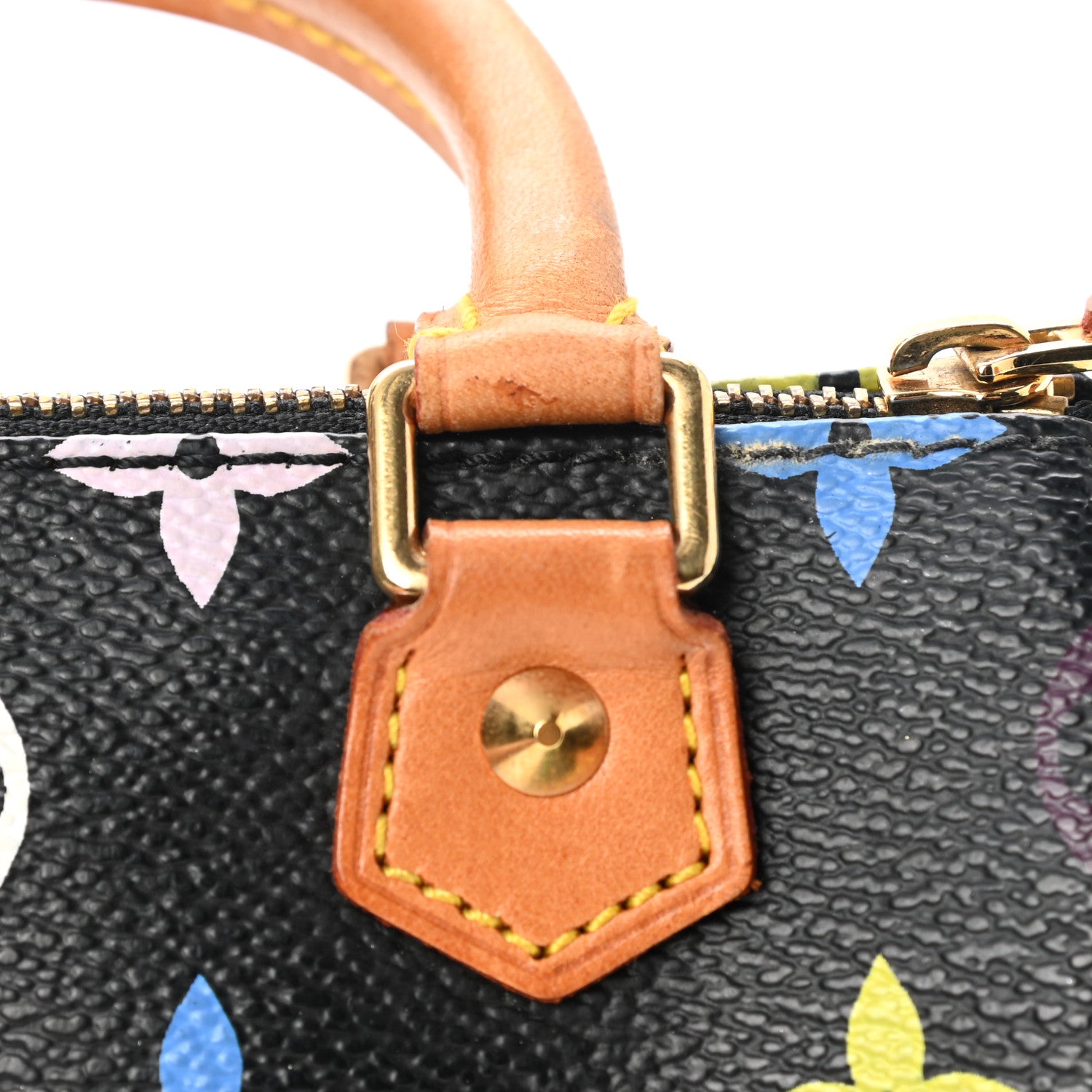 Louis Vuitton Monogram Multicolor Mini Sac HL Speedy Black 12 of 12