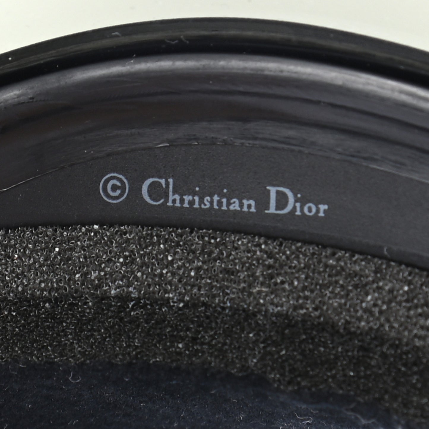 Mirrored DiorClub1 Sun Visor Black