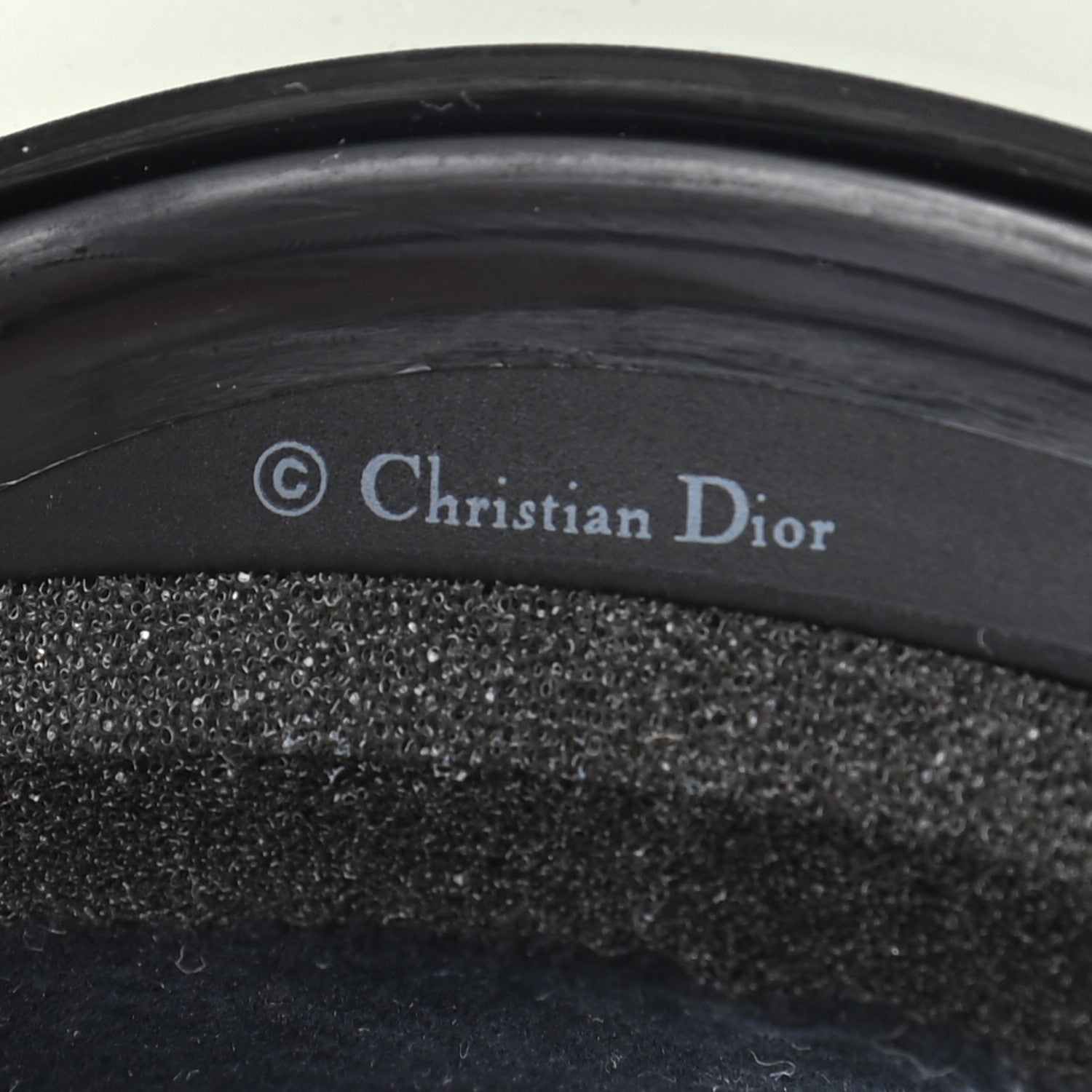 Christian Dior Mirrored DiorClub1 Sun Visor Black 9 of 9