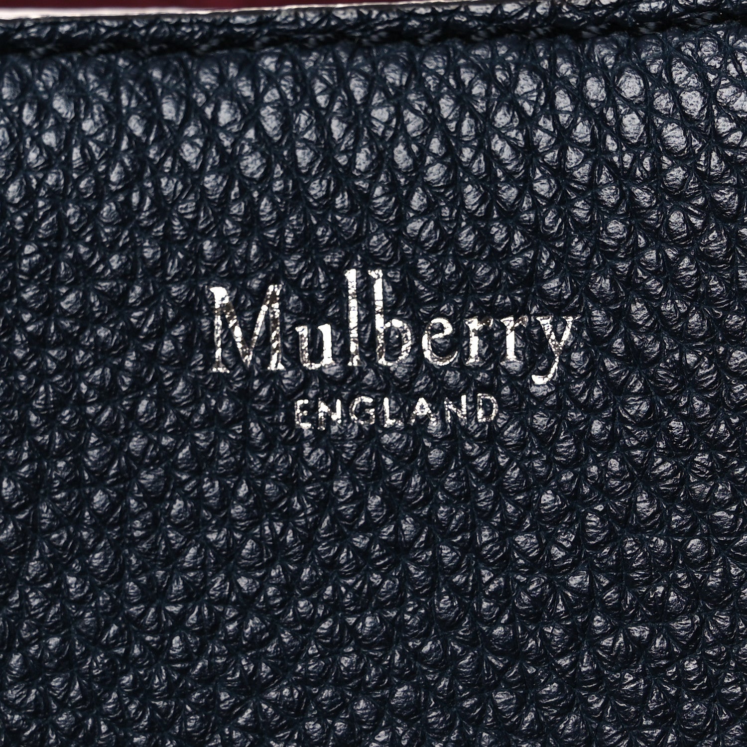 Mulberry Classic Grain Medium New Bayswater Navy 6 of 14