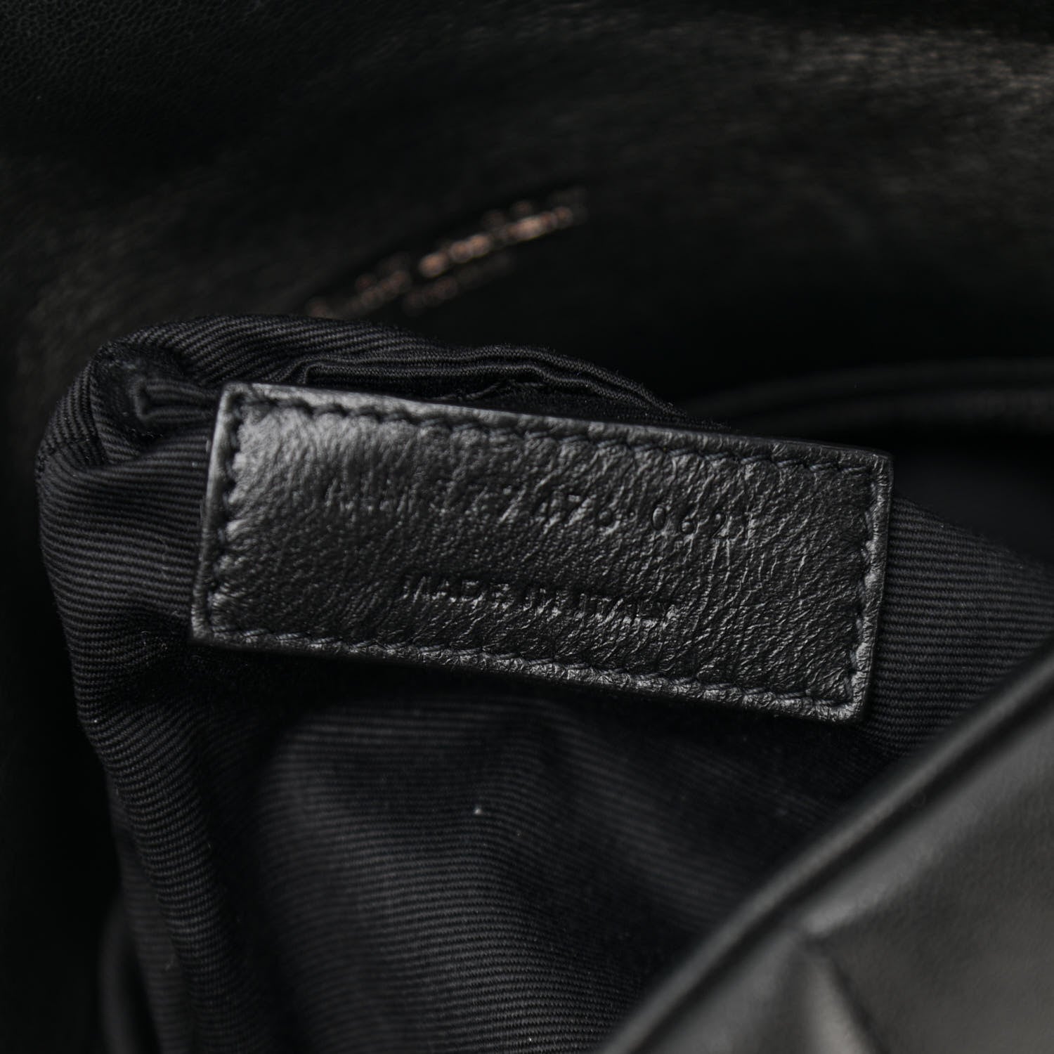 Saint Laurent Lambskin Quilted Small Loulou Puffer Monogram Chain Satchel Black 7 of 10
