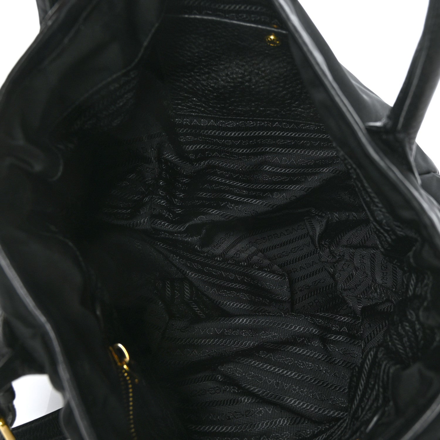 Prada Tessuto Nylon Cervo Shoulder Bag Black 4 of 7