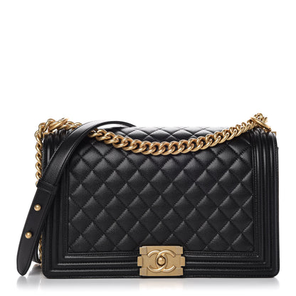 Chanel Caviar Quilted New Medium Boy Flap Black 1 of 9