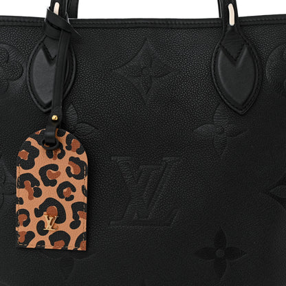 Louis Vuitton Empreinte Monogram Giant Wild at Heart Neverfull MM Black 8 of 11