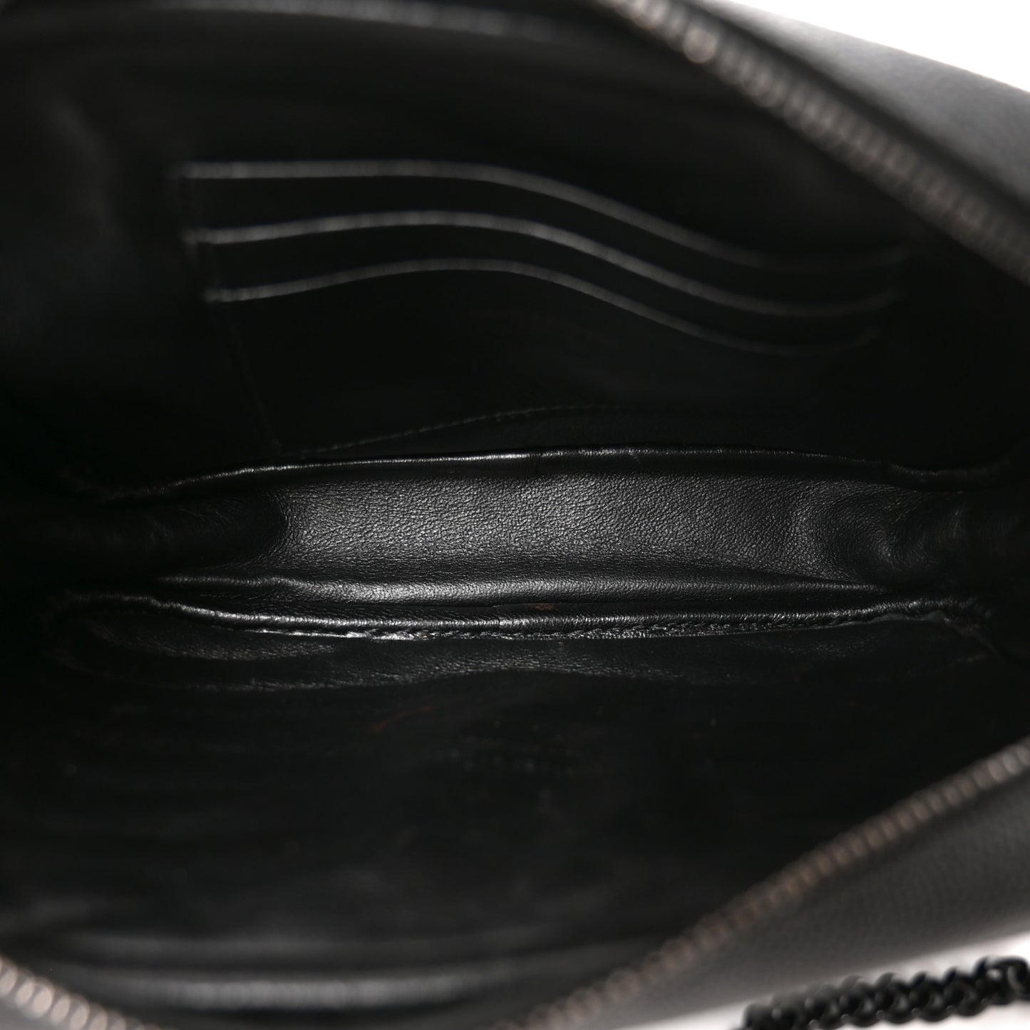 Grain De Poudre Matelasse Monochrome Monogram Mini Lou Camera Bag Black