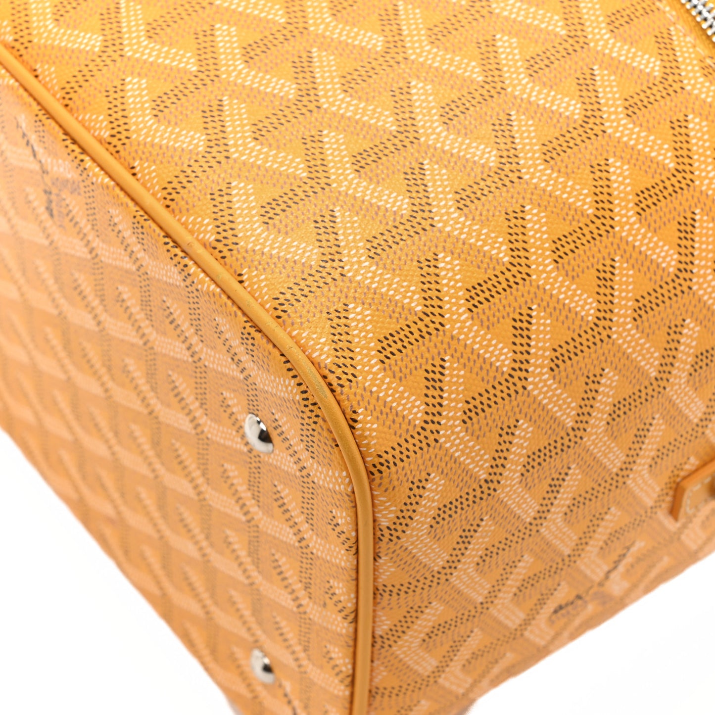 Goyardine Muse Vanity Case Yellow