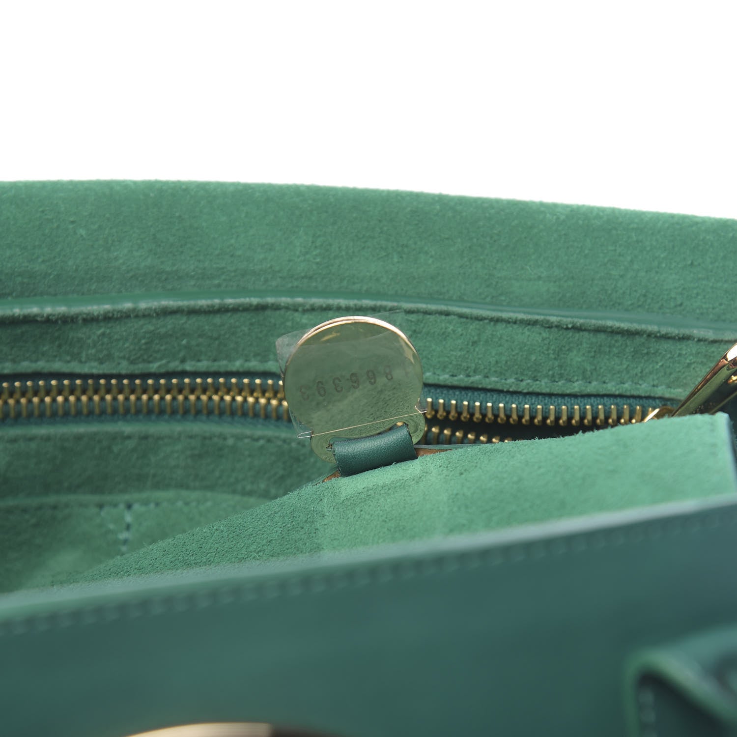 Mulberry Micrograin Calfskin Bayswater Emerald 7 of 11